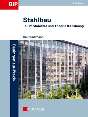cover image of Stahlbau